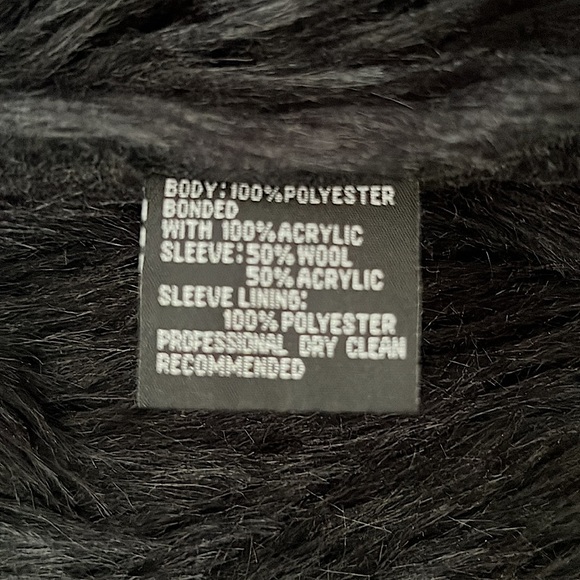 Montana Co Clothing Company | Faux Fur Suede Jacket | Small | Black | $30 - Picture 7 of 7